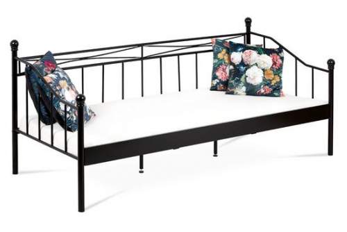 Autronic Kovová postel BED-1905 BK, 90x200, černá