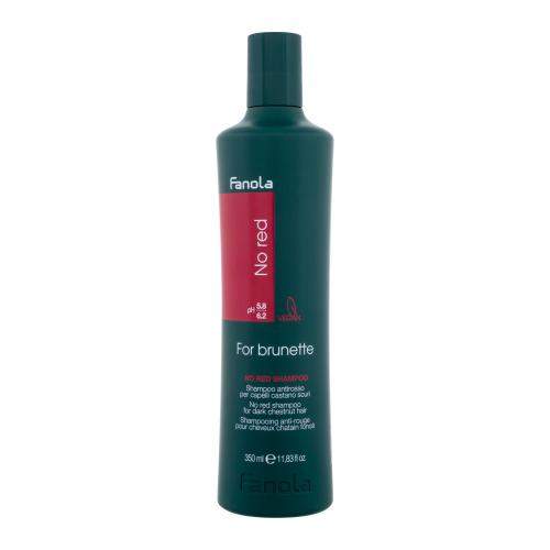Fanola No Red Shampoo For Brunette šampon pro neutralizaci červených odlesků hnědých vlasů 350 ml pro ženy