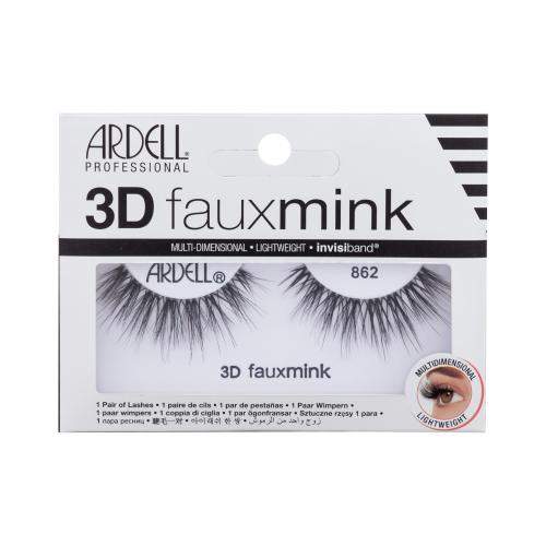 Ardell 3D Faux Mink 862 vícevrstvé umělé řasy 1 ks odstín Black