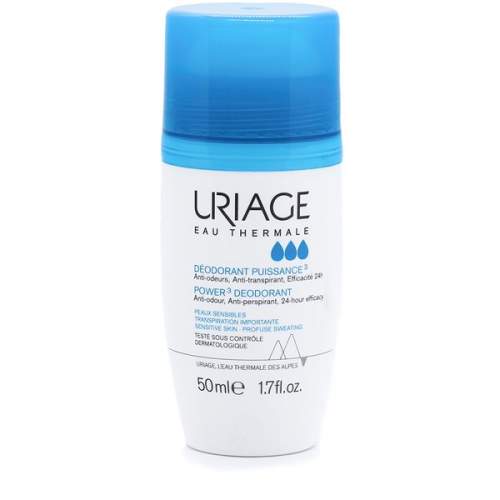 Uriage Deodorant Power3 deodorant s antiperspiračním účinkem 50 ml pro ženy