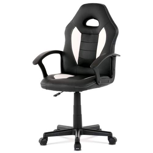 Dětská kancelářská židle KA-Z107 ekokůže Bílá,Dětská kancelářská židle KA-Z107 ekokůže Bílá