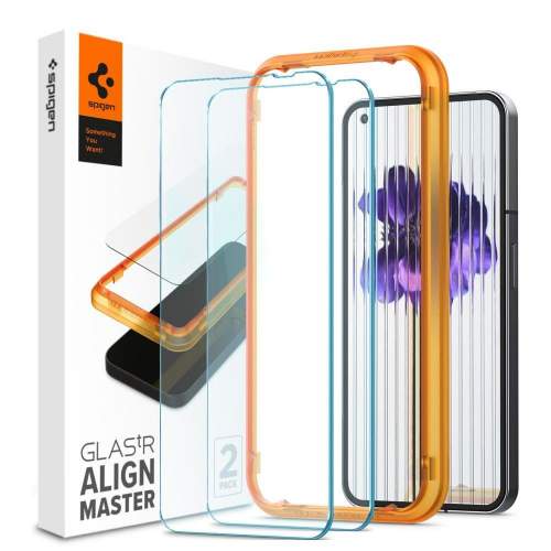 Spigen Glass AlignMaster 2 Pack Clear Nothing Phone (1) AGL05447