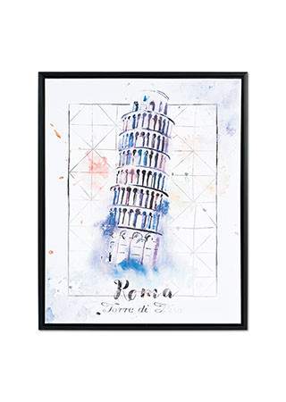 Autronic Obraz šikmá věž v Pise