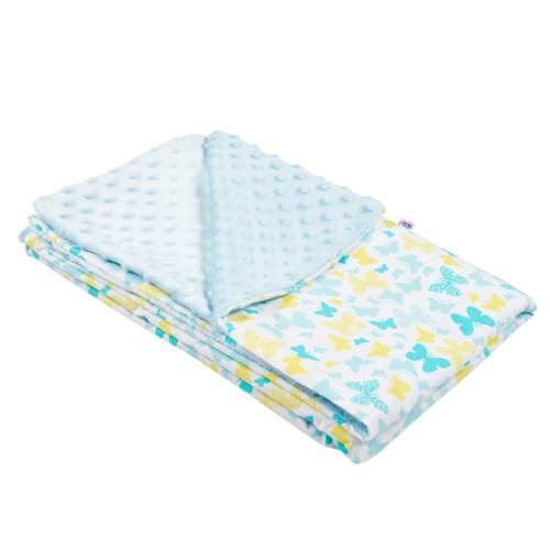 Dětská deka z Minky New Baby Varianta: 80x102 cm - modrá