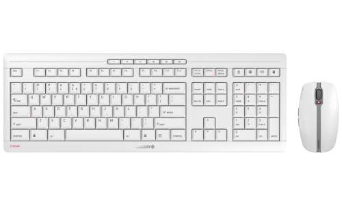 Set klávesnice a myši CHERRY STREAM DESKTOP RECHARGE bílo-šedý - UK