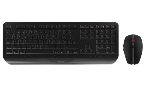 CHERRY set klávesnice + myš GENTIX DESKTOP/ bezdrátový/ USB/ černá/ CZ+SK layout JD-7000CS-2
