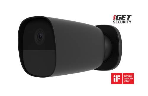 IP kamera iGET SECURITY EP26 Black - WiFi bateriová venkovní/vnitřní IP FullHD kamera samostatná a také pro al