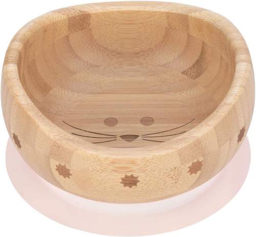 Lassig Bowl Bamboo Wood Little Chums mouse