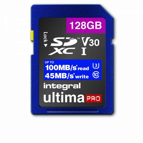 Integral MSDX128G100V30 paměťová karta microSDXC 128 GB Class 10 UHS-I