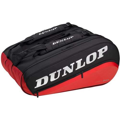 Sportovní taška DUNLOP CX Performance Bag 12 raket Thermo černá/červená