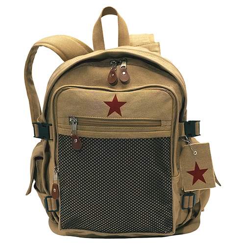ROTHCO Batoh DELUXE VINTAGE STAR KHAKI