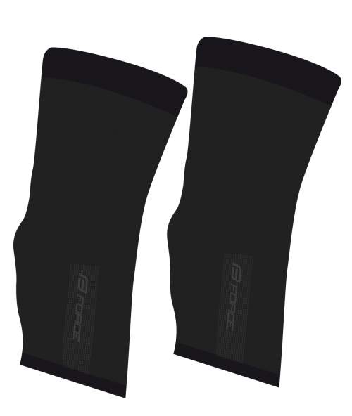FORCE návleky na kolena F BREEZE pletené, černé varianta: návleky na kolena F BREEZE pletené, černé XL-XXL