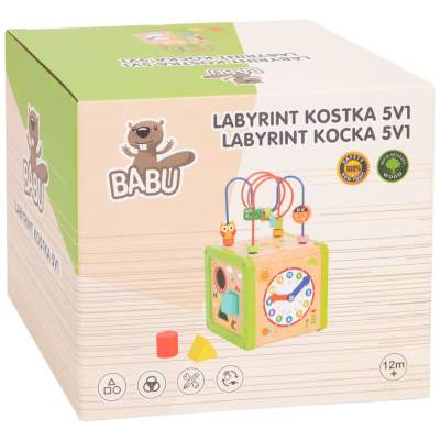 BABU - Labyrint kostka 5v1