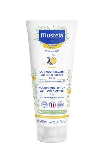 Mustela Bébé Nourishing Lotion With Cold Cream vyživující mléko pro suchou pokožku miminek 200 ml pro děti