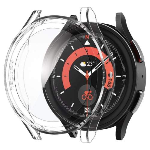 SPIGEN 49984SPIGEN THIN FIT Pouzdro + sklo Samsung Galaxy Watch 5 Pro 45mm průhledné