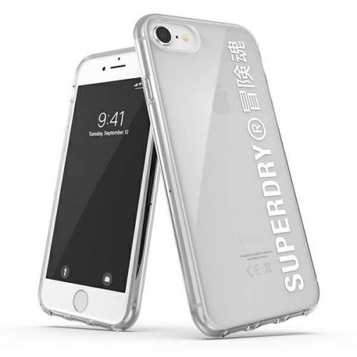SuperDry Snap iPhone 6 / 6s / 7/8 / SE 2020 Clear Case white / white 41573