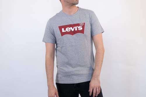 Šedé pánské tričko s potiskem Levi's® - S