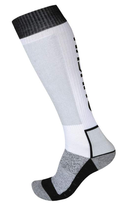 HUSKY Ponožky Snow Wool bílá/černá M(36-40)