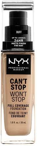 NYX Professional Makeup Can't Stop Won't Full Coverage č. 10 - Buff Make-up 30 ml