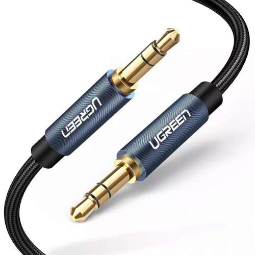UGREEN kabel 3.5mm jack (M/M), opletený, 3m, modrá 10688