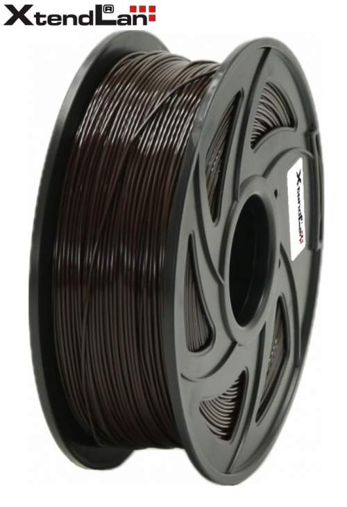 XtendLan filament PETG 1kg černý 3DF-PETG1.75-BK 1kg