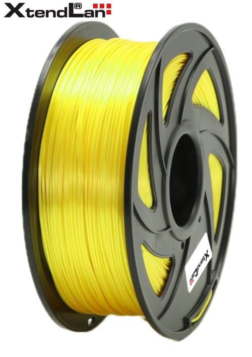 XtendLAN tisková struna (filament), PLA, 1,75mm, 1kg, lesklý žlutý 3DF-PLA1.75-SYL 1kg