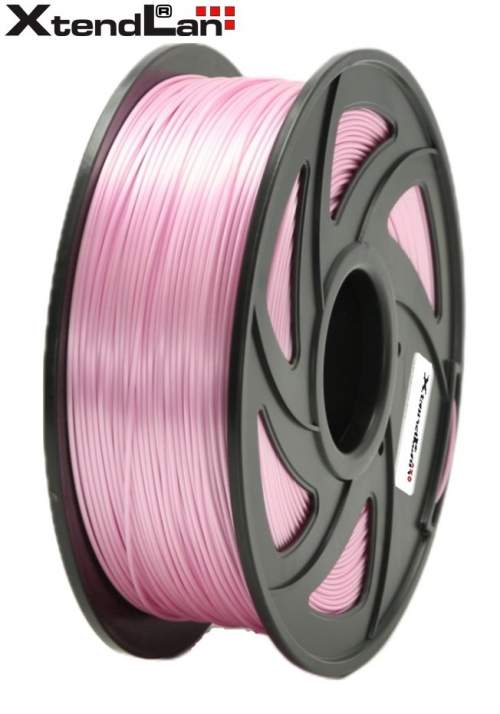 XtendLAN tisková struna (filament), PLA, 1,75mm, 1kg, růžový 3DF-PLA1.75-PK 1kg