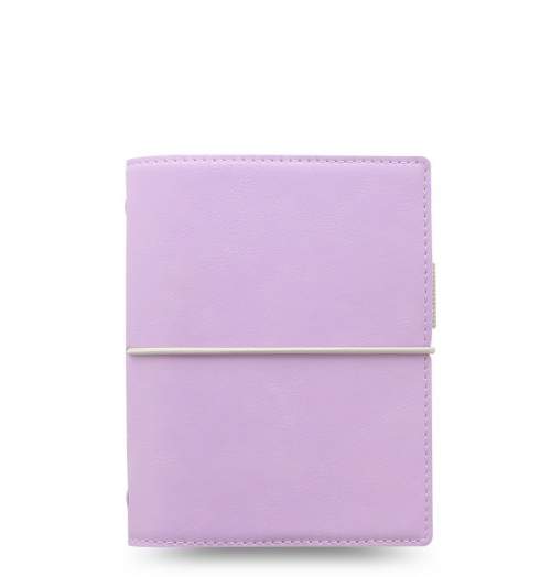 Filofax Domino Soft A7 Pocket pastelově fialový kapesní