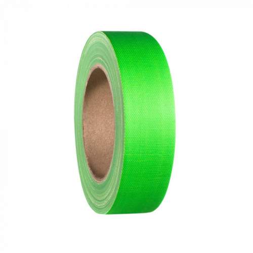 Gaffa páska se skelným vláknem Adam Hall 58065NGRN, (d x š) 25 m x 38 mm, neonově zelená, 1 ks