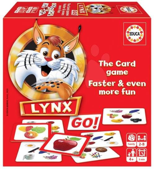 EducaEDUCA Karetní hra Lynx Go! 6v1