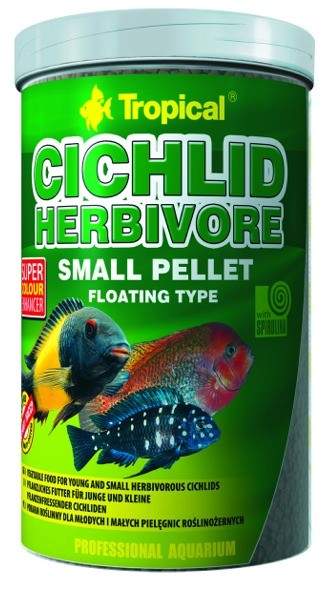 Tropical Cichlid Herbivore Pellet S 1000 ml