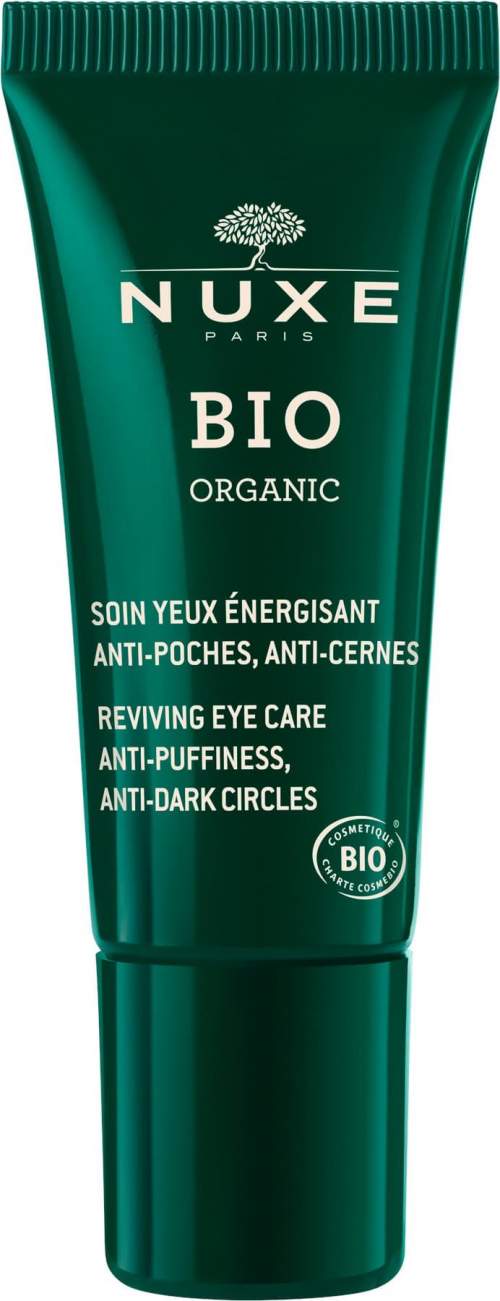 NUXE Bio Organic Reviving Eye Care hydratační oční krém proti tmavým kruhům a otokům 15 ml
