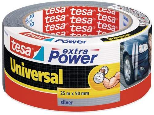 Tesa Extra Power páska univerzální stříbrná 50 mm x 25 m