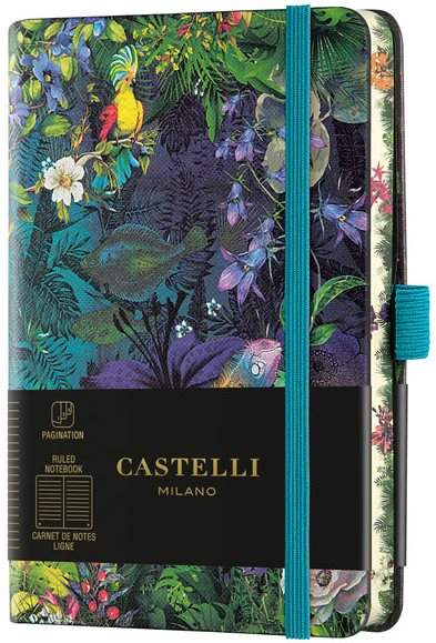 Herlitz Linkovaný zápisník Castelli Milano Eden Lily velkost S