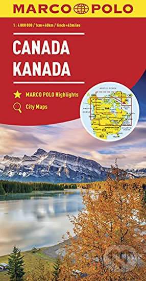 Kanada 1:4M/mapa(ZoomSystem)MD - Marco Polo