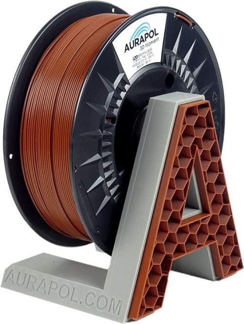 AURAPOL PLA 3D Filament Hnědá L-EGO 1 kg 1,75 mm AURAPOL PLA684845