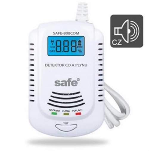 SAFE 808 COM detektor CO a výbušných plynů