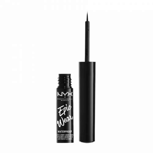 NYX Professional Makeup Epic Wear Waterproof 3,5 ml voděodolné matné oční linky 01 Black