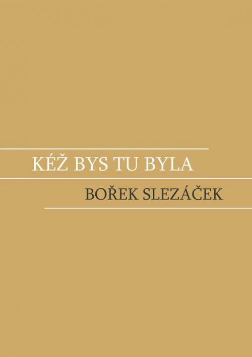 Kéž bys tu byla - Slezáček Bořek