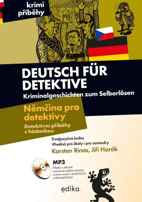 Němčina pro detektivy / Deutsch für Detektive + CDmp3 - Karsten Rinas