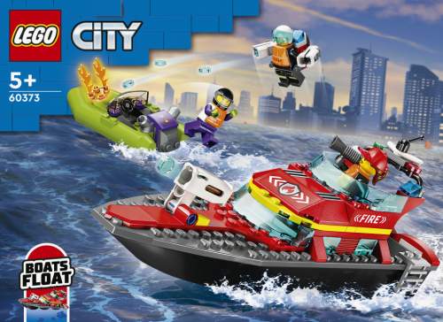 LEGO City 60373 Hasičská záchranná loď a člun