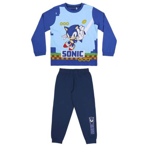 Sonic Pyžamo Dětské Modrý 14