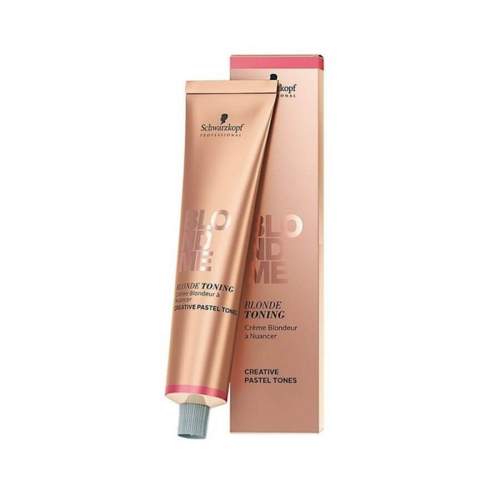 Schwarzkopf Professional BlondMe Bond Enforcing Blonde Toning tónovací barevný krém pro všechny typy vlasů Nougat 60 ml
