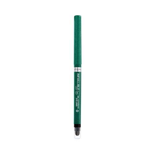 L'Oréal Paris Infaillible Grip 36H Gel Automatic Eye Liner dlouhotrvající gelová tužka na oči 1,2 g 008 Emerald Green