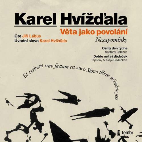 Karel Hvížďala, Jiří Lábus - Věta jako povolání CD