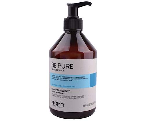 NIAMH Be Pure Gentle Shampoo čistící šampon pro časté mytí vlasů 500ml