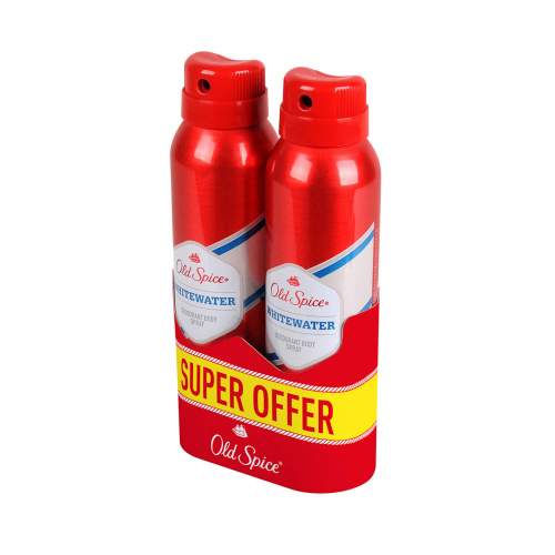 Old Spice Whitewater Deodorant Ve Spreji 2x150 ml