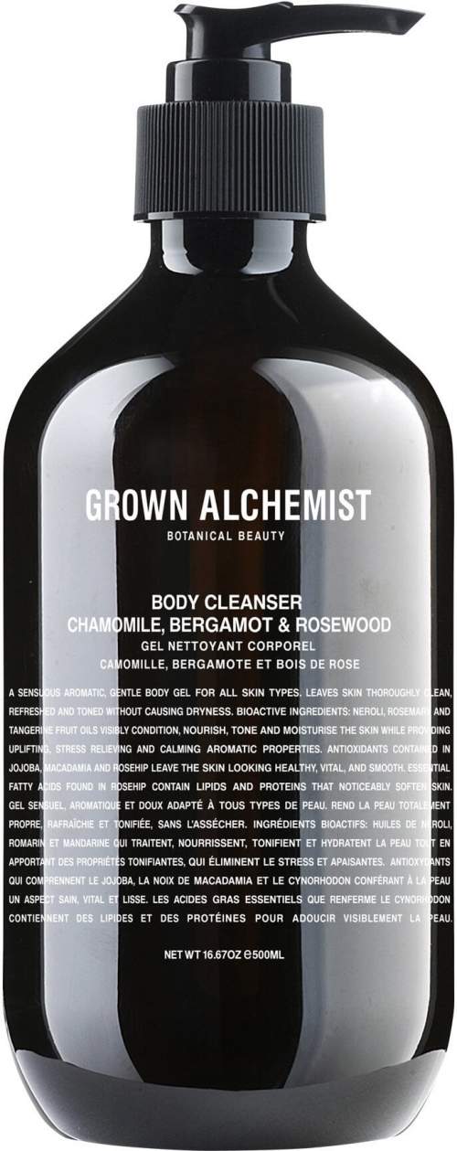 GROWN ALCHEMIST Sprchový gel s vůní heřmánku, bergamotu a růže