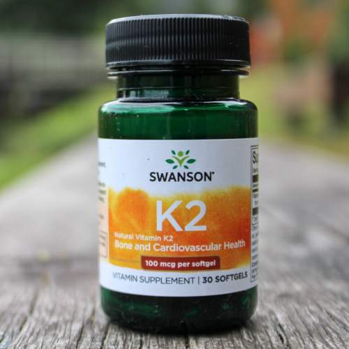 Swanson Vitamín K2 Natural 100 mcq 30 kapslí