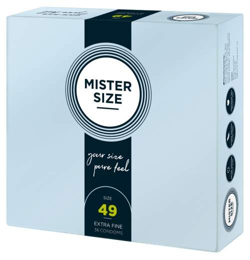 Mister Size 49mm pack of 36 kondomy Mister Size